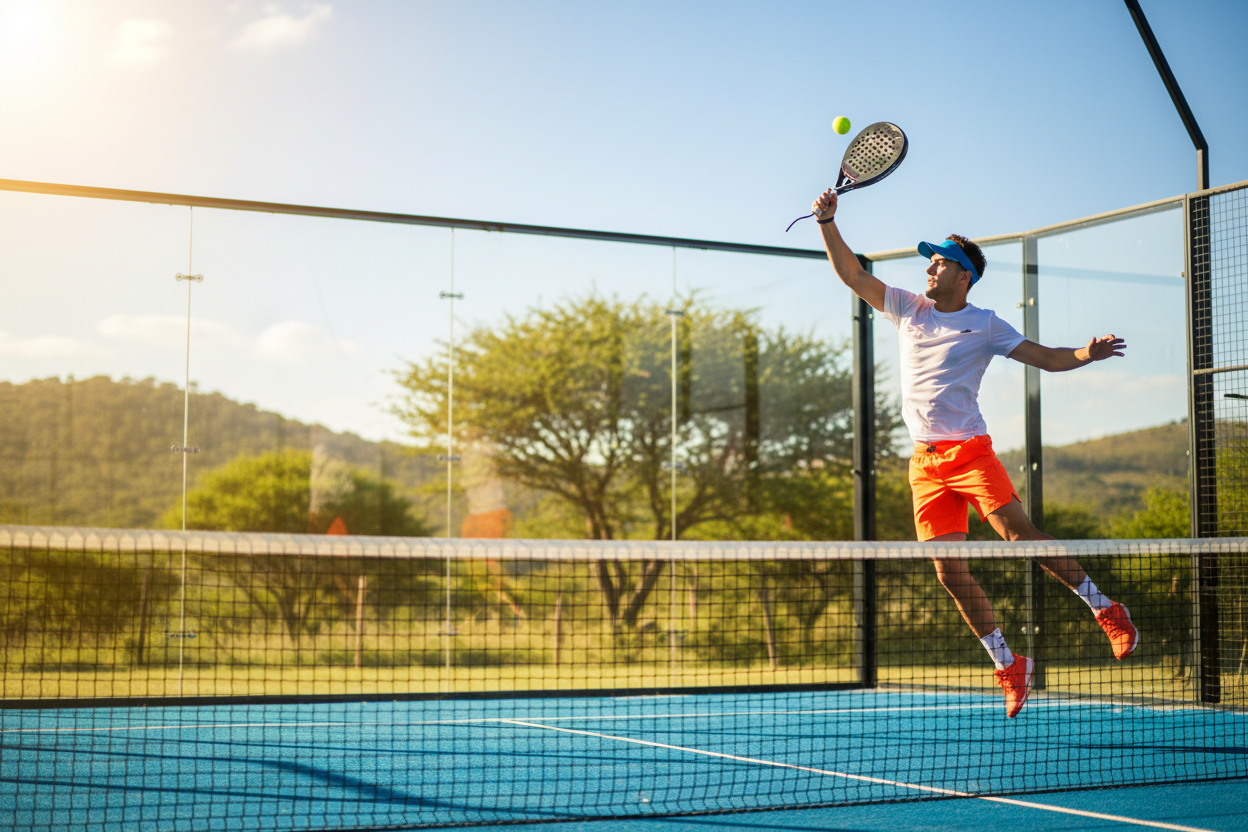 Bright padel lifestyle image