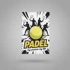 The Padel Vault Sports Towel - 600mm x 400mm